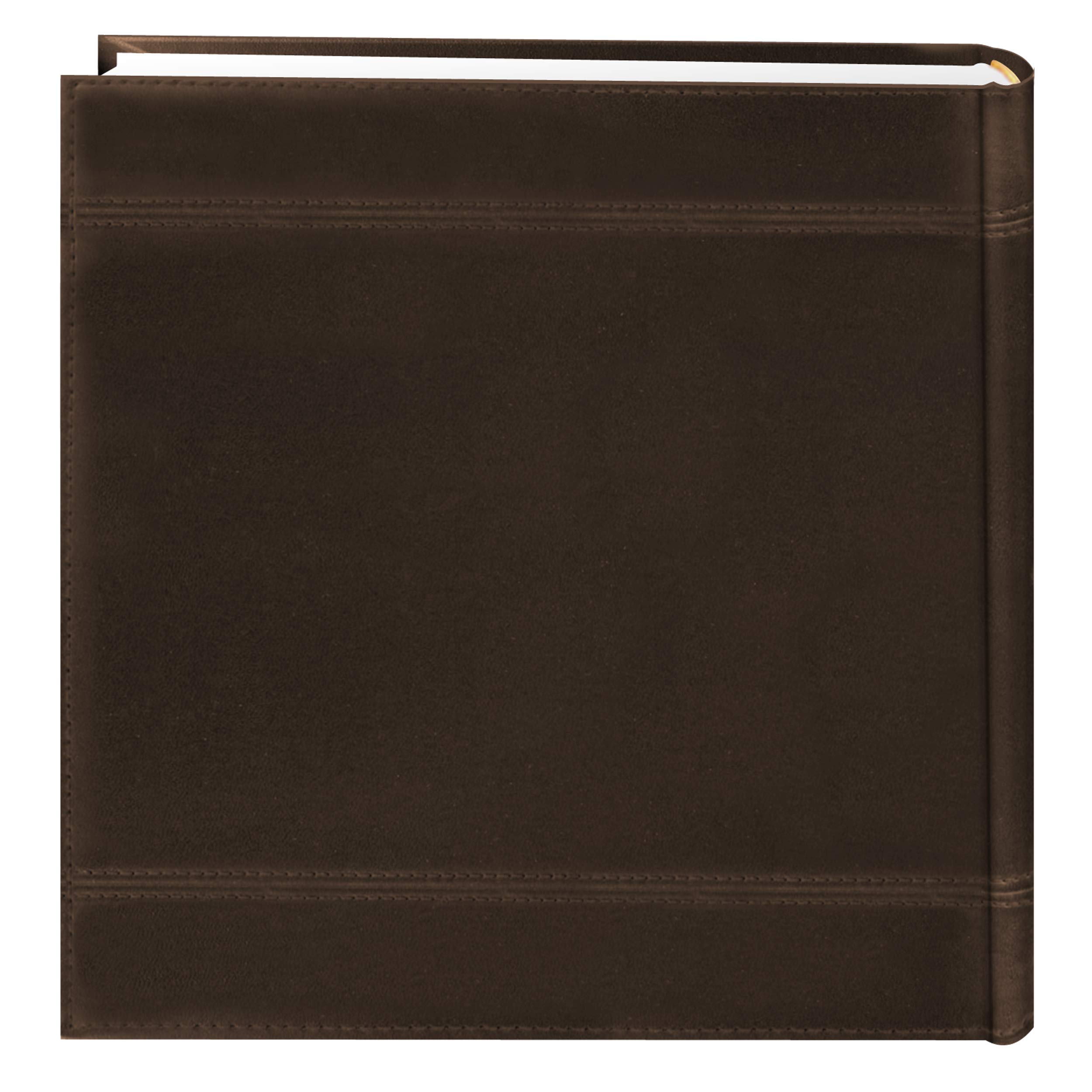 Pioneer Photo Albums Album Photo Brodé En Tissu Avec Ruban Voluté, Ivoire Sur Ivoire