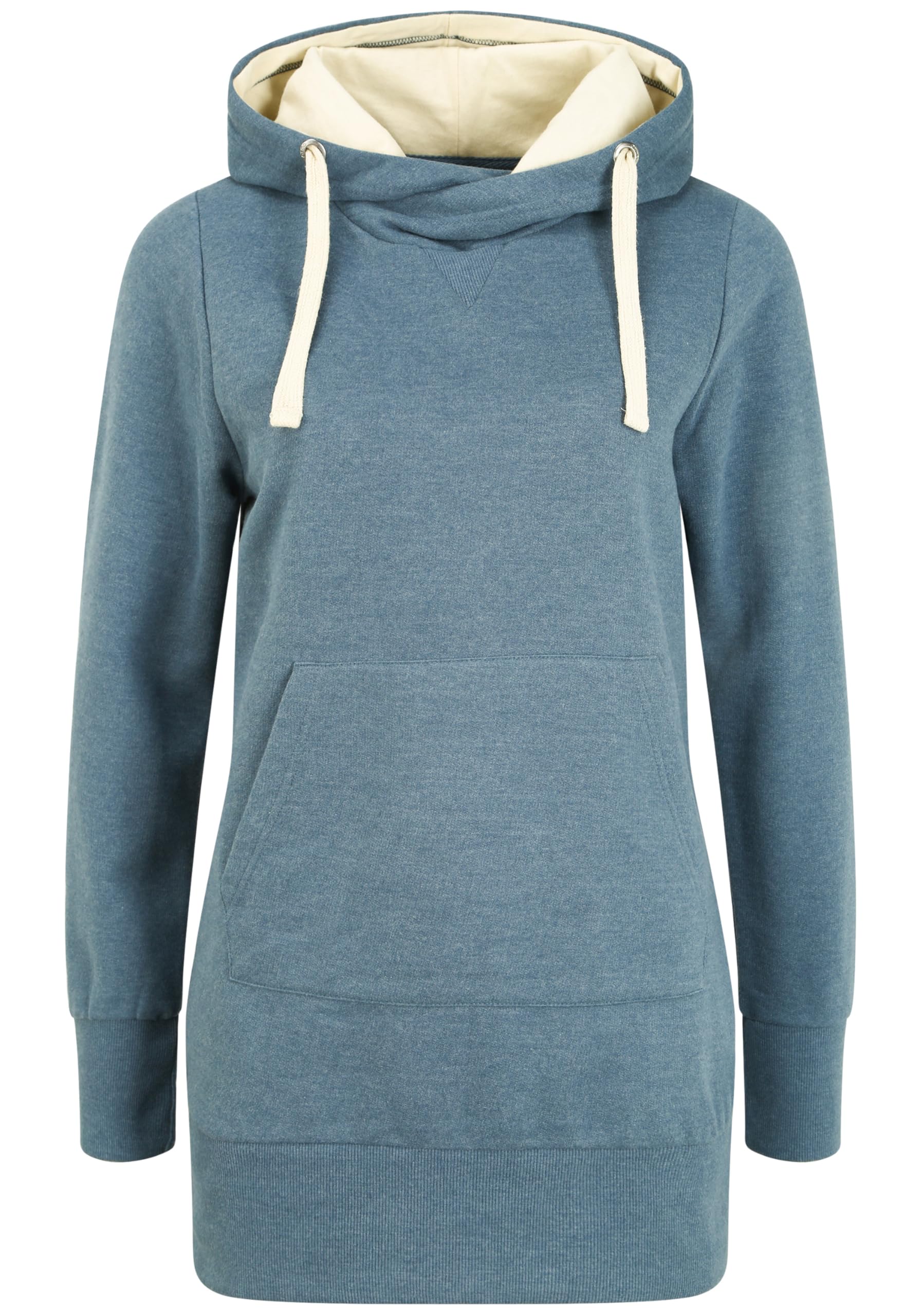 Oxmo Women's Ensign Blue (70260) Jenny Hoodie Jumper Hooded Sweatshirt, Size:m, Colour: