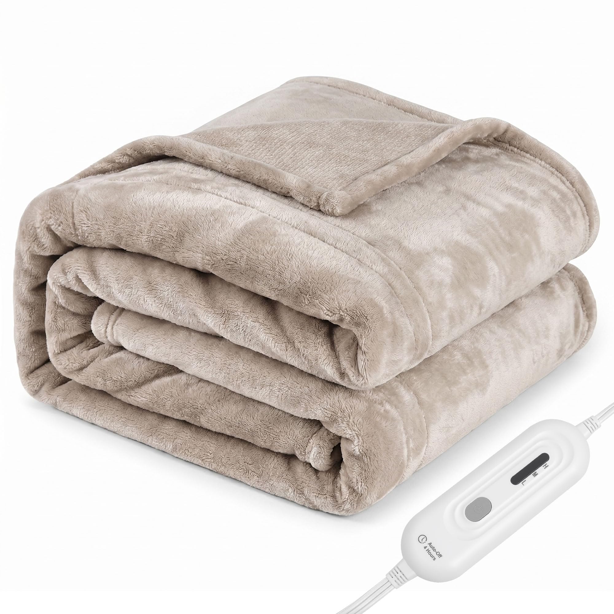 Amazon.com: Tefici Heated Blanket Throw,Ultra Soft 2-Layer Flannel