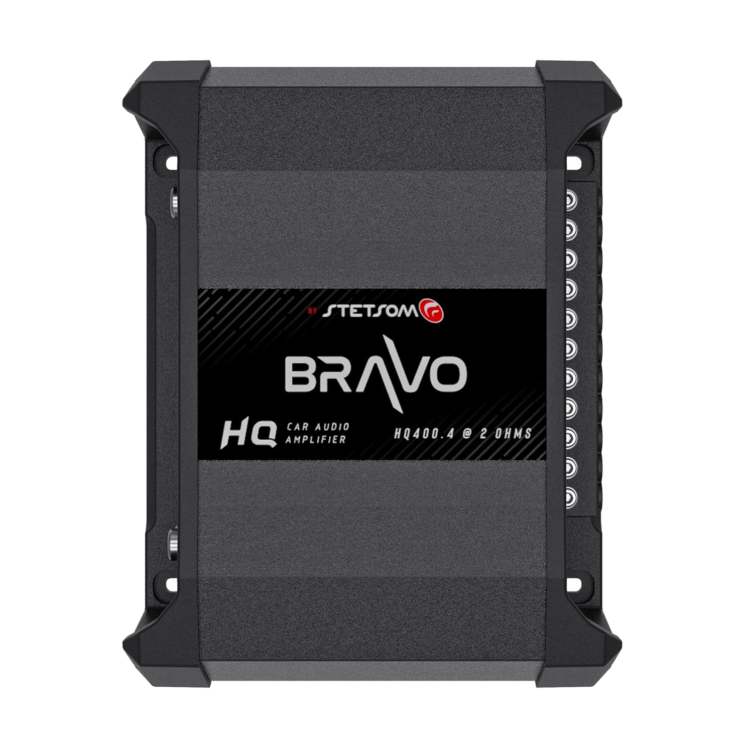 Stetsom Bravo HQ 400.4 - Multichannel Car Audio Digital Amp, 2 Ohms Stable - 400 Watts RMS 4 Independent Channels, Variable Crossover, Full Range, Car Stereo ds Bridge Speakers 400x4 RCA & High Input - Image 2
