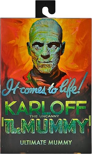 Miniatura 7 de NECA Universal Monsters Mummy 7IN Ultimate AF Negro y Blanco VER