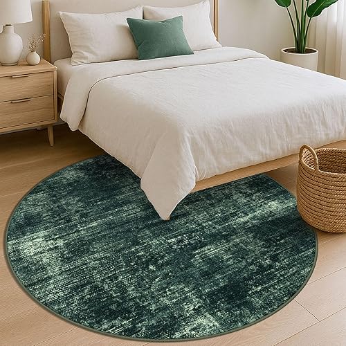 Miniatura 317 de IOHOUZE Alfombra pequeña abstracta de 2 x 3 pies, alfombra de entrada lavable para entrada interior, alfombras con respaldo de goma, alfombra Gris