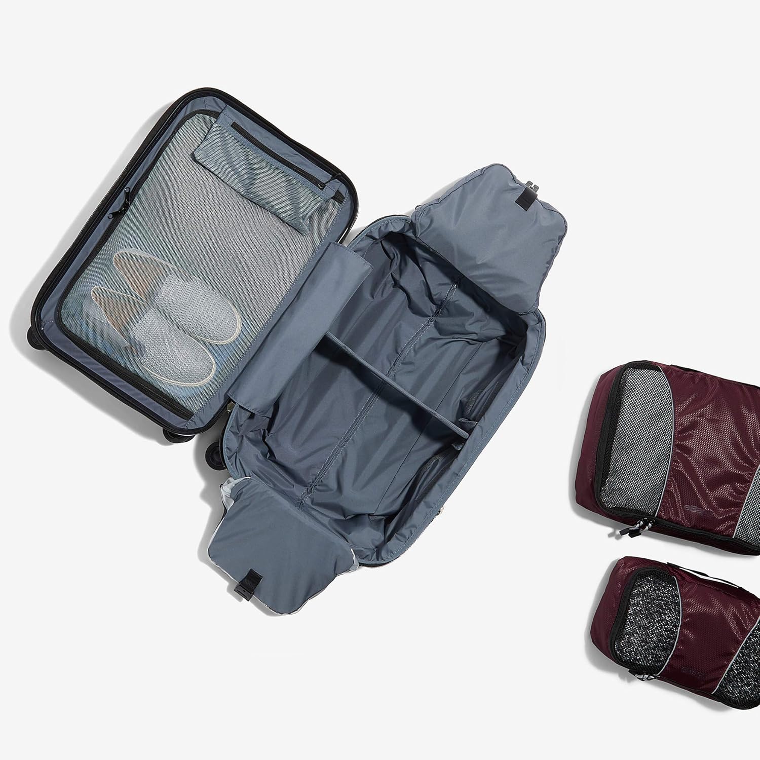  | ebags Fortis Pro 22 Inches USB Carry-On Spinner (Rose Gold) | Suitcases