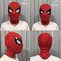 Vista 3 de Máscara de araña de Halloween, color rojo, ajuste de tamaño de ojo con control remoto en forma de anillo