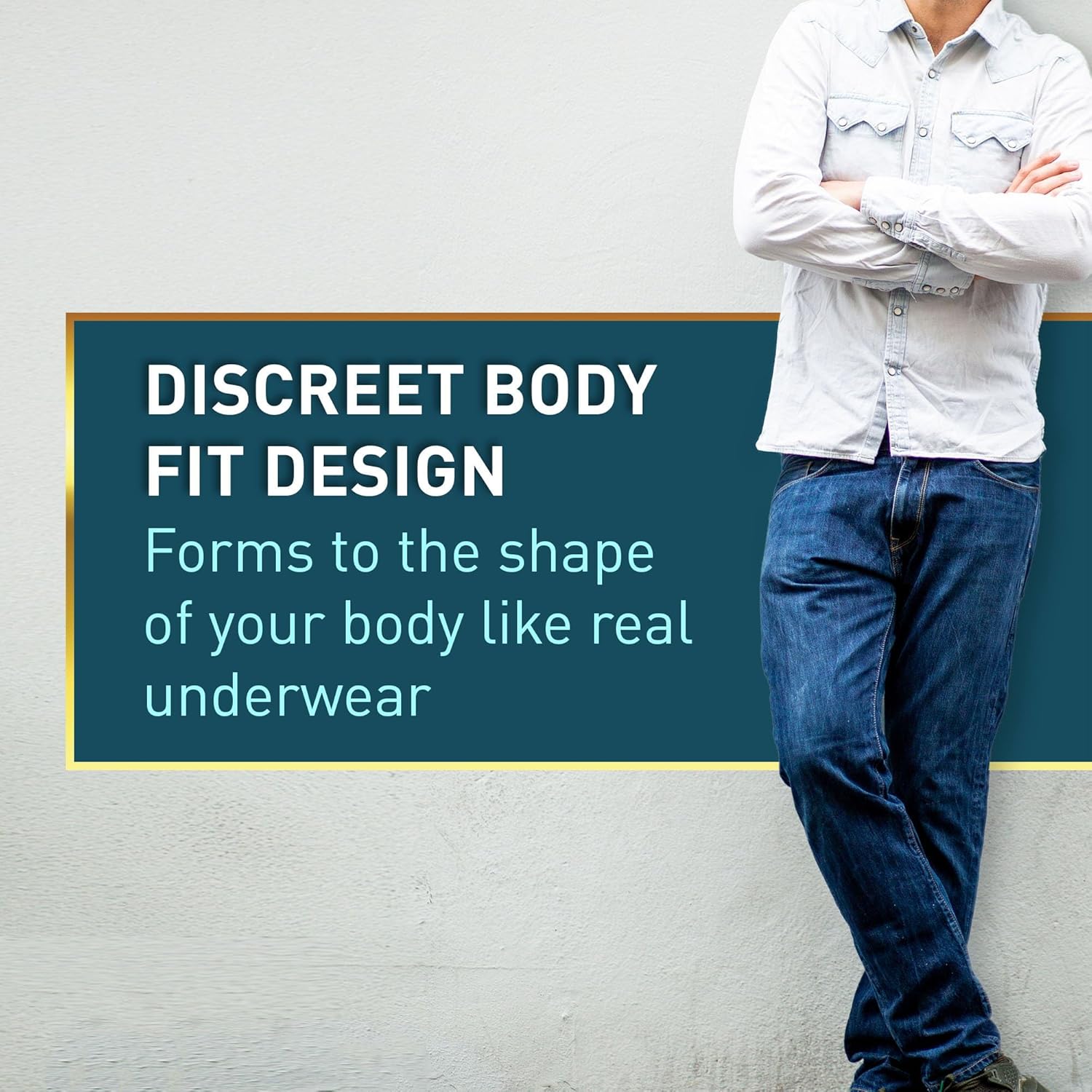 McKesson Premium Discreet Underwear for Men (20 Adult Briefs) - Pull-On Disposable Incontinence Briefs, Maximum Absorbency, 12-Hour Leak & Odor Protection - Small/Medium, 28-40 in. - Image 2