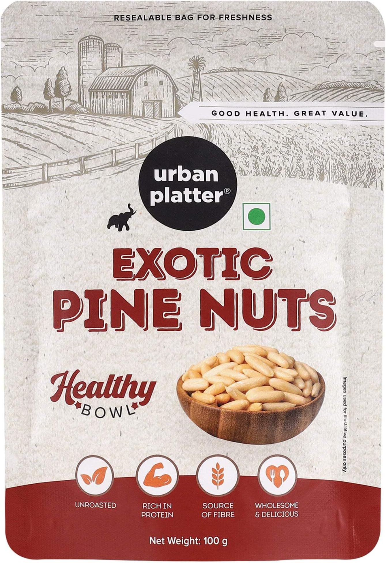 Urban Platter Lebanon Pine Nuts, 100g