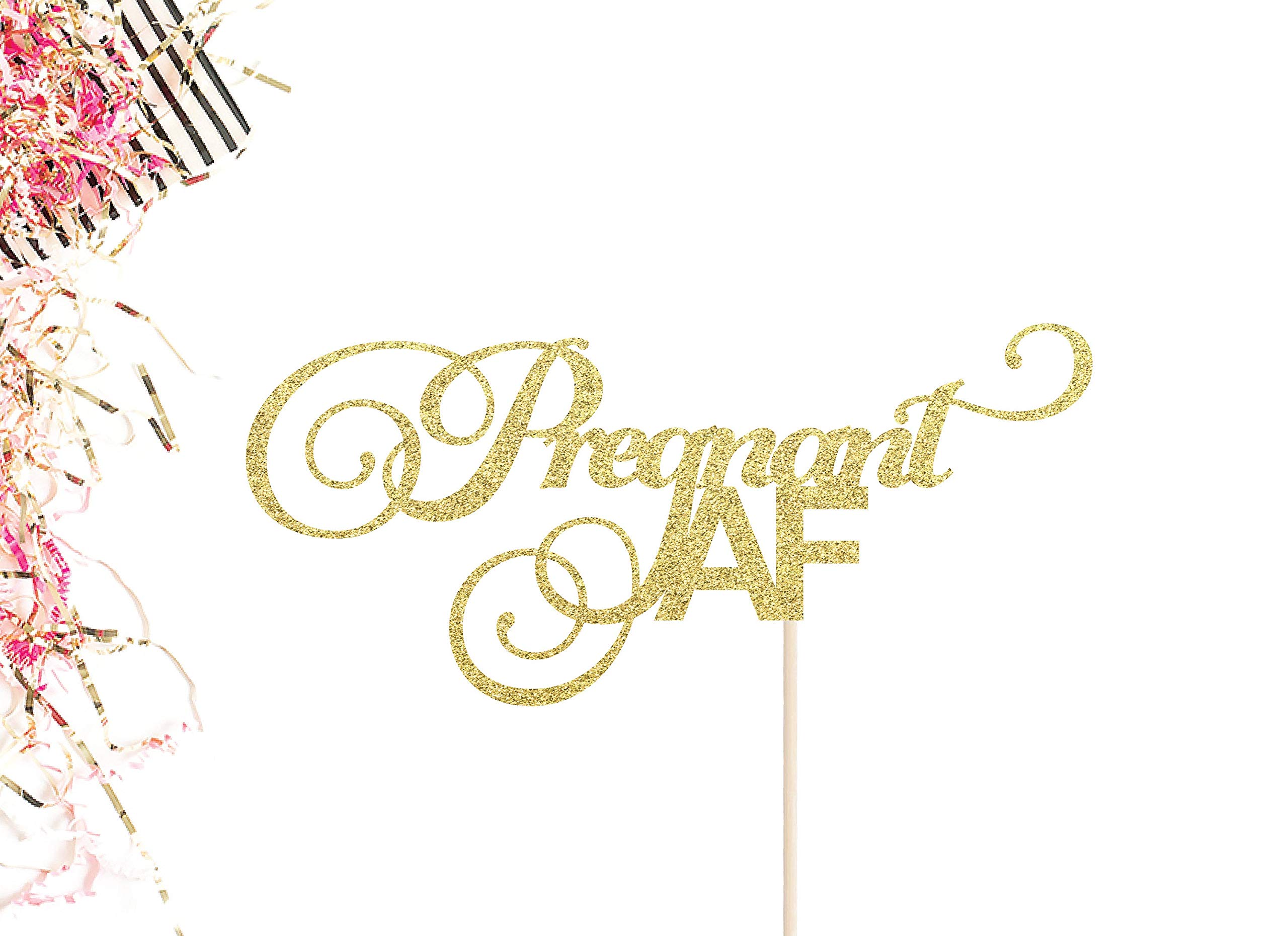 Buy Pregnant Af Cake Topper Baby Shower Cake Topper Gender Reveal Party