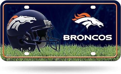 Vista 101 de Rico Industries Placa de matrícula de metal unisex para adultos de la NFL