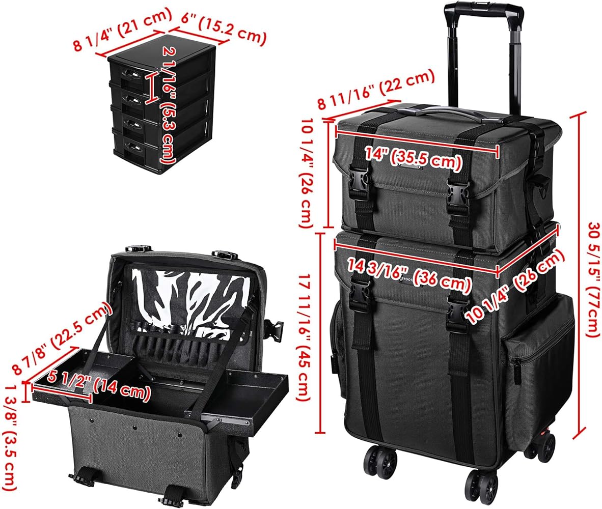 BYOOTIQUE 2in1 メイクボックス プロ Amazon | BYOOTIQUE 2IN1 メイクボックス メイクキャリーケース