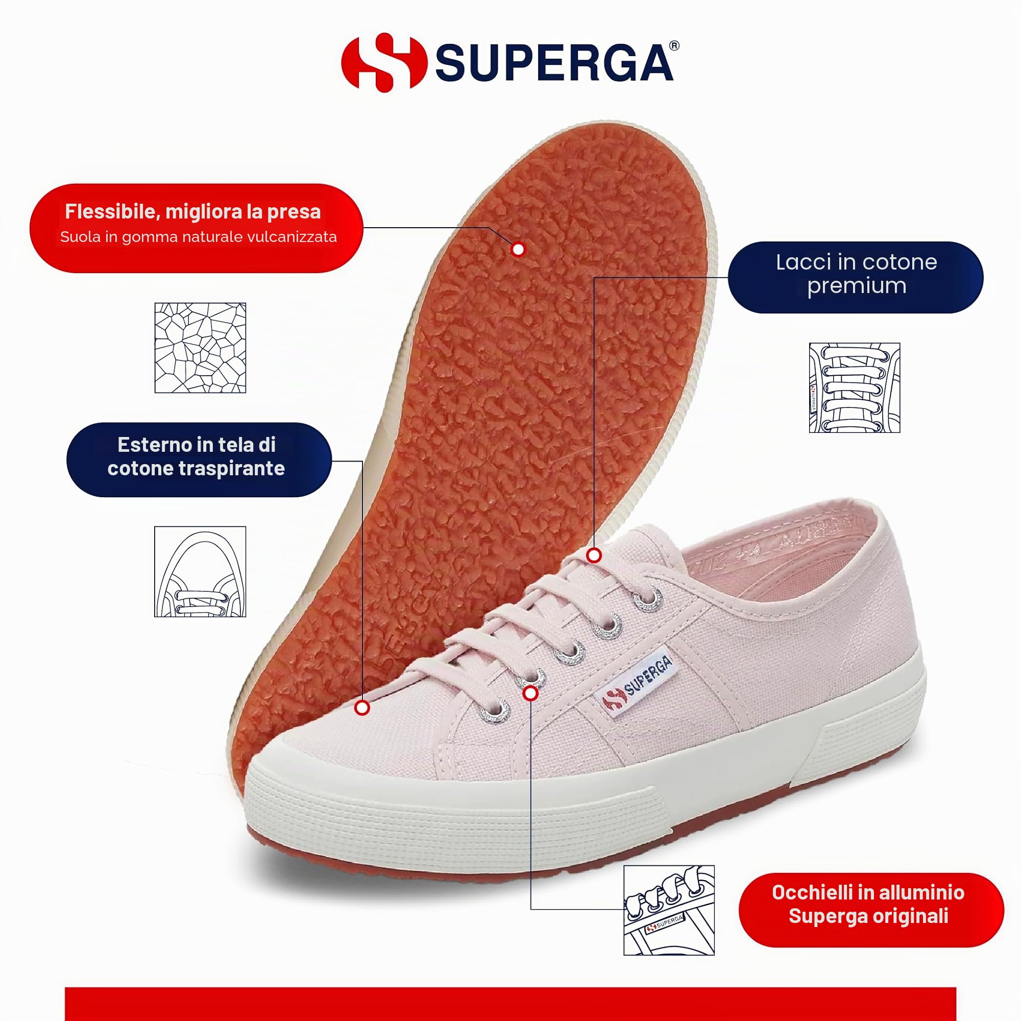 Superga 2750 Faux Lizard Scarpe con lacciDonna