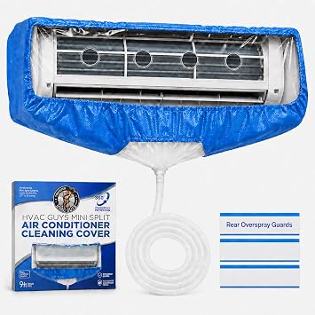 Mini Split Cleaning Kit - Reusable Waterproof ProtectionFits 27-35in Units