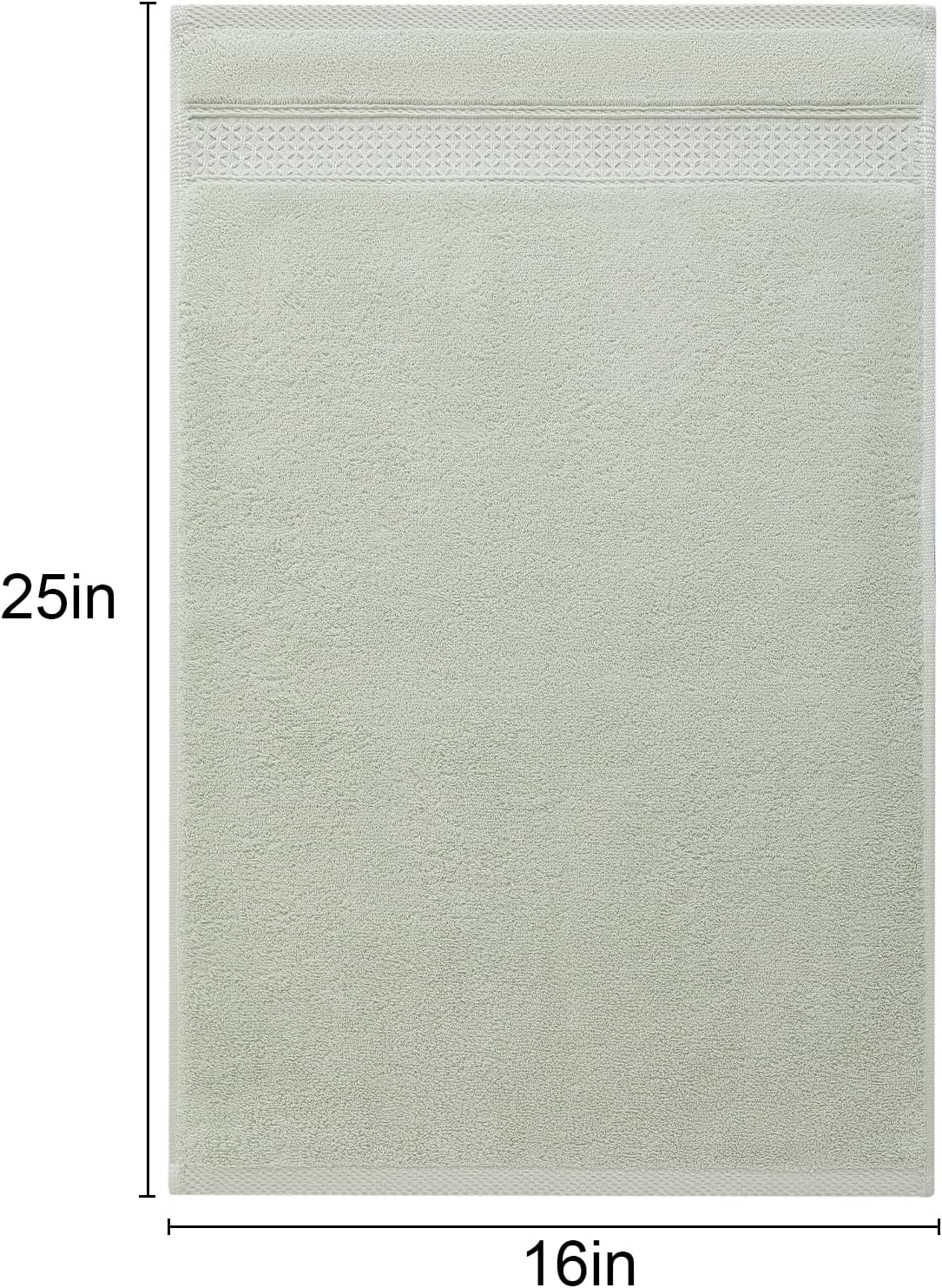 6 Pack Hand Towel Set, 16 by 25 inches, 100% Cotton Ultra Soft and Highly Absorbent, Quick Drying, for Hotels, Spa, Bathroom - Image 2