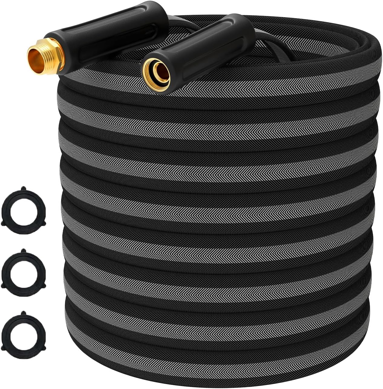 100ft Garden Hose Lightweight Flexible Water Hose, Abrasion Resistant, Kink Free, Durable Sturdy Hoses 2025 Up Graded Thicken Waterhose 700 PSI for Outdoor, RV, Marine, Convenient Storage, 3/4GHT