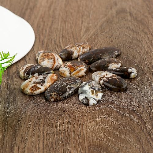 Miniatura 7 de Natural Moss Agate Gemstones Wholesale Cabochons Lot, Jewelry Making Loose Gemstone, Polished Gems, DIY, Wire Wrapping, Reiki, Healing Bulk Gemstone