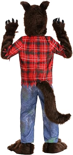 Miniatura 2 de Disfraz de hombre lobo marrón para niños, disfraz de hombre lobo para Halloween
