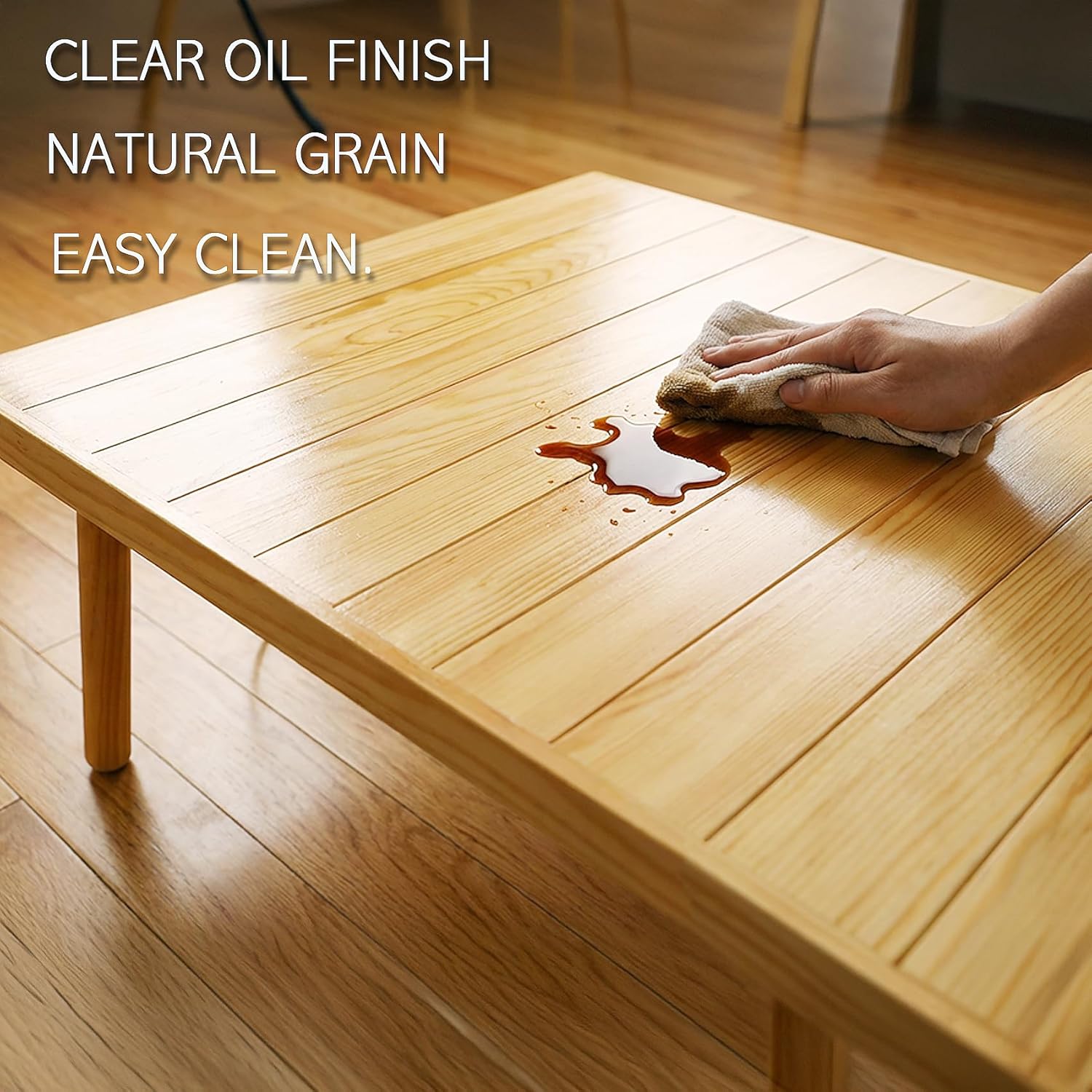 Folding Picnic Table with Table Runner, Portable Boho Low Picnic Table for Indoor Outdoor, 60" x 30" Wooden Table for Camping, Wedding, Beach, Garden, Party(Large Size for 6-8)