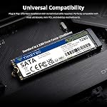 Timetec 128GBx2 (2 Pack) SSD 3D NAND SATA III 6Gb/s M.2 2280 NGFF Read Speed Up to 550MB/s SLC Cache Performance Boost Internal Solid State Drive for PC Computer Laptop and Desktop