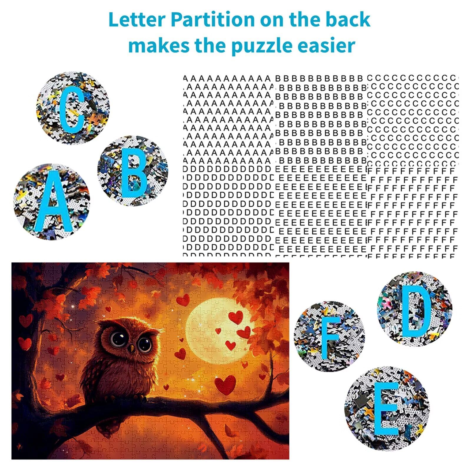 Puzzle 3000 elementów puzzle dla dorosłych księżyc 122 x 81 cm unikalne rzemiosło klasyczne 3D drewniana układanka do rodzinnych gier aktywnych, układanka do samodzielnego wykonania nawet do dekoracji