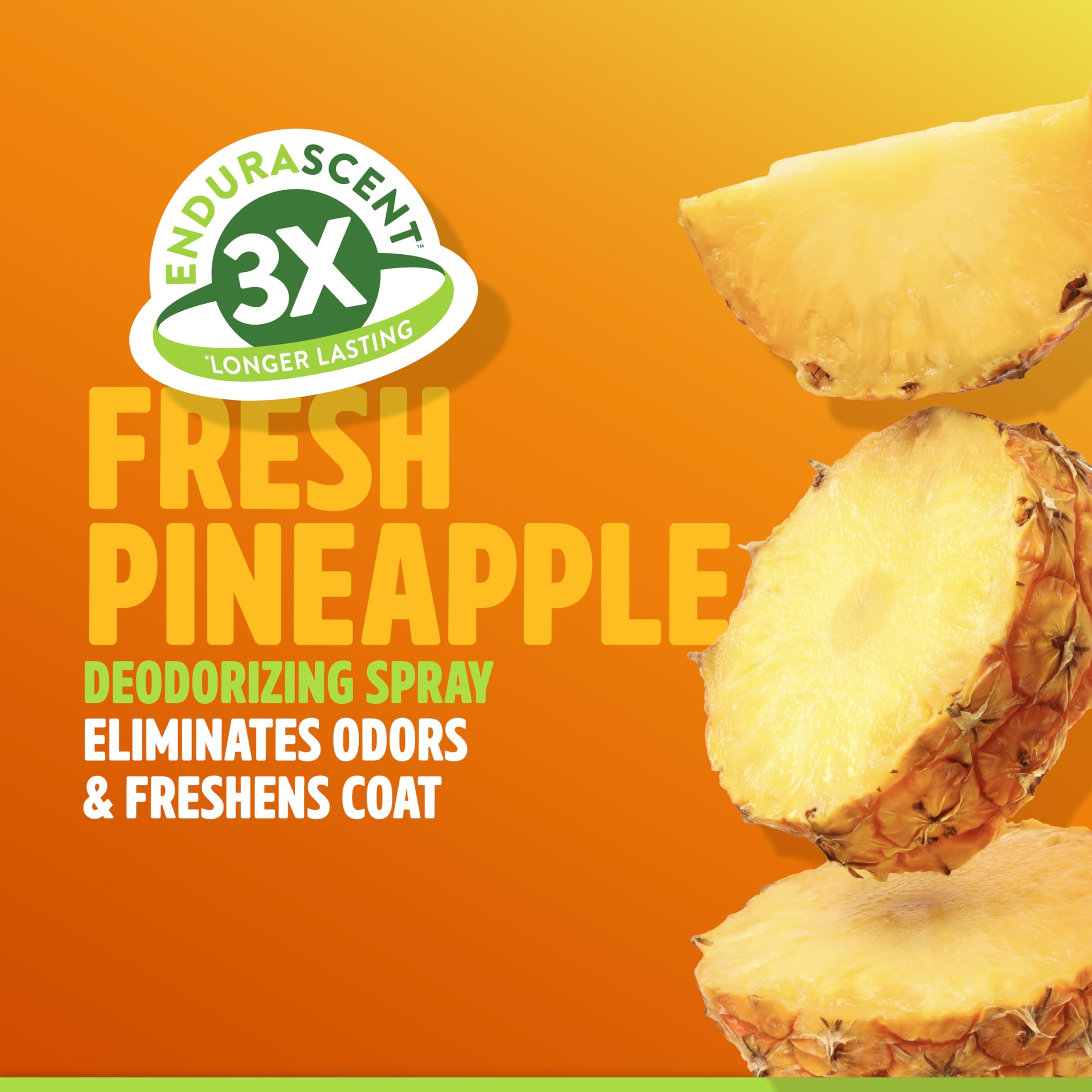 TropiClean Dog Perfume, Long Lasting Pineapple Cologne, Deodorizing Spray for Smelly Dogs, After Bath Detangling Spray, Safe for Cats, 8oz.