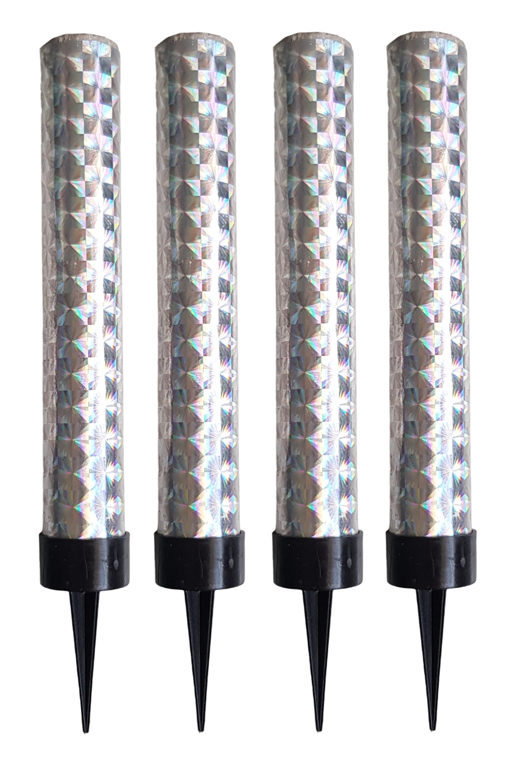 10cm Fountain Candles 4pk Gold & Silver, Ideal for: Birthdays, Weddings, Anniversaries, Restaurants and Special Celebrations (Silver)