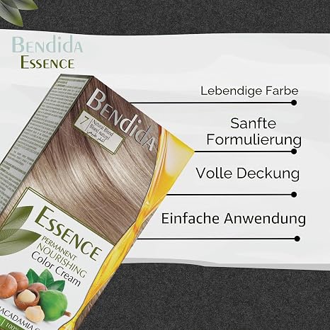Bendida Permanent Hair Colour 01 Bleaching Cream 120 ml Brightening cream with macadamia oil for an even bleaching result lots of shine and supple hair at home