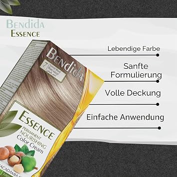 Bendida Permanent Hair Colour 01 Bleaching Cream 120 ml Brightening cream with macadamia oil for an even bleaching result lots of shine and supple hair at home