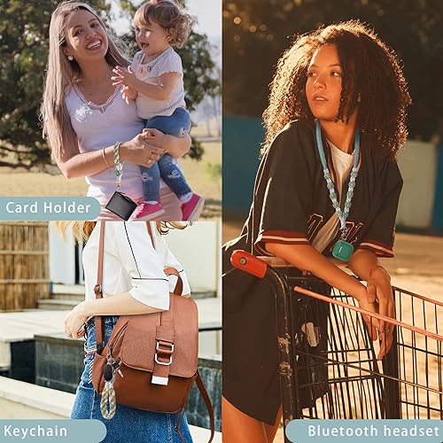 Miniatura 6 de Lostars Macrame Keychain Handmade Wristlet Keychain Wrist Lanyard for Keys Cute flower keychain Key Chain for Women