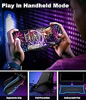 Vista 5 de NinABXY Hall Effect Joystick Controller for Nintendo Switch/OLED, Wireless One-Piece Handheld Switch Joypad - Macro, Ergonomic Grip, Turbo, Flame