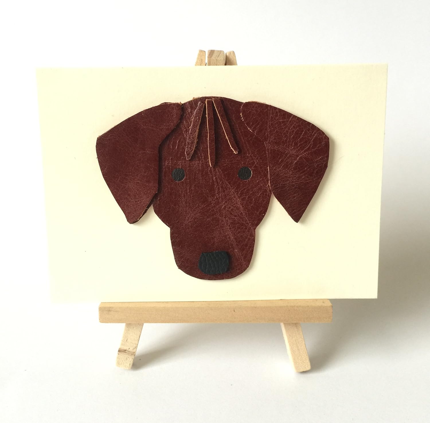 Amazon.com: Rhodesian Ridgeback Dog Leather Art Greeting Cards Handmade ...