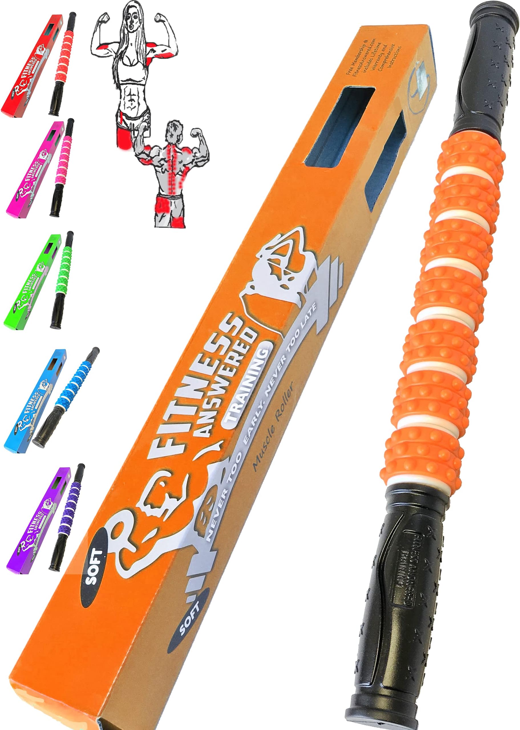 The Stick Massage Roller Original | Muscle Roller Massage Stick for Legs