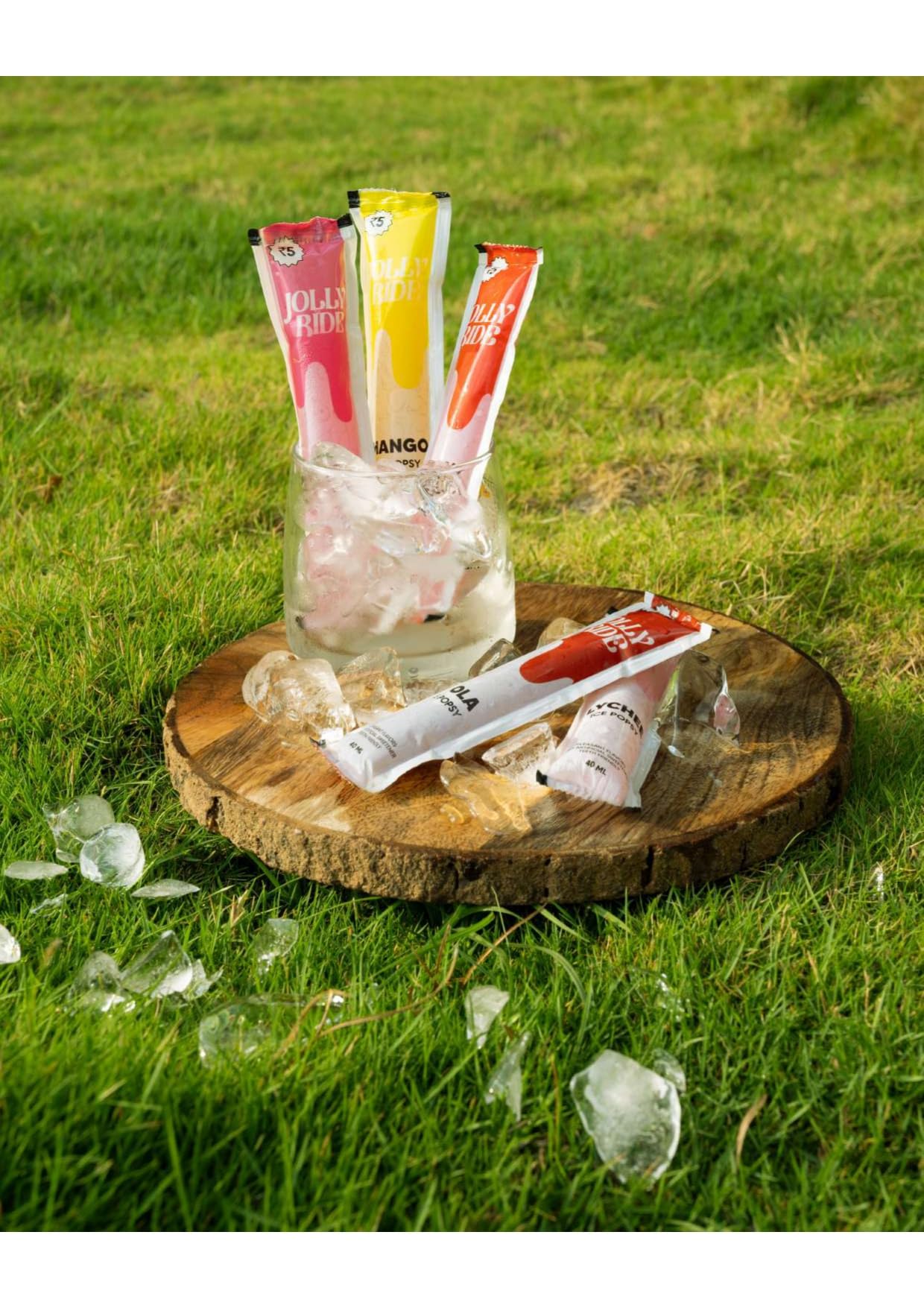 JollyRide Ice Popsicle, Assorted Flavours, Mango, Cola, Lychee, Refreshing Frozen Treat, 40ml-image-14