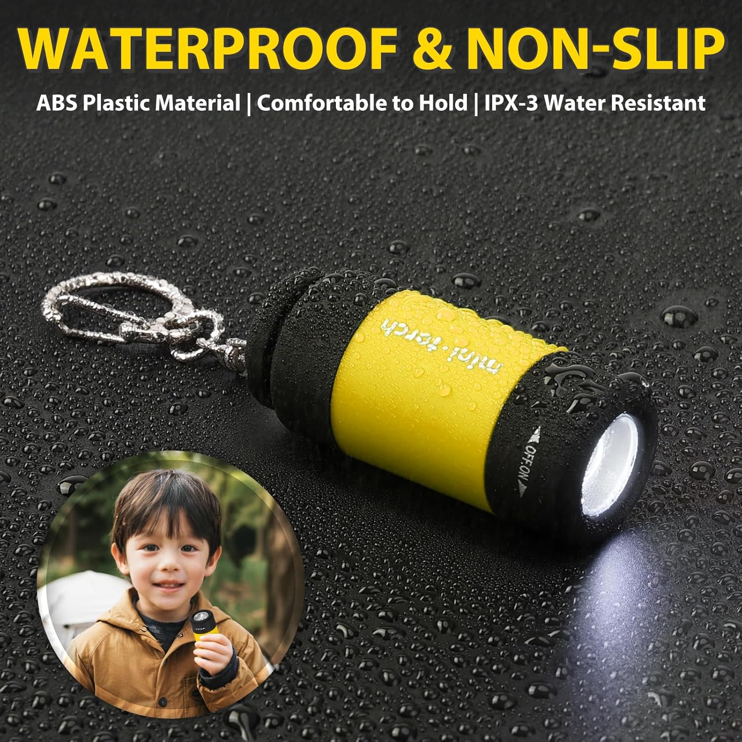 12-Pack Small Keychain Flashlights, LED Pocket Keychain Light with White Light, Waterproof USB Rechargeable Mini Flashlights in Bulk for Kids and Adults Emergency, Camping, Night Reading