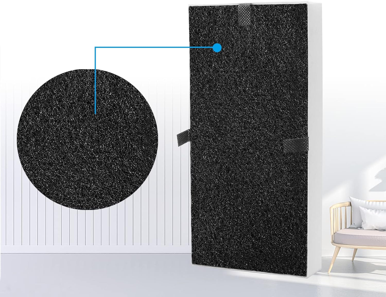 6 Pack Filter U Compatible with Honeywell HHT270 HHT270W HHT290 Series FRF101B FHT170W FHT180W FHT190W FRF102B FHT170WCV FHT180X FHT180 FHT190V - Image 3