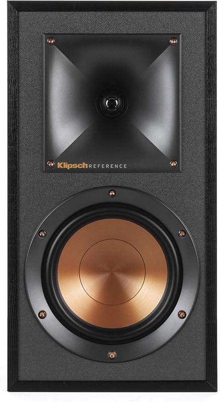 Klipsch R-51M Bookshelf Speakers (Pair) with R-52C Center Channel Home Speaker (Black) Bundle