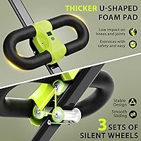 Vista 7 de Equipo de Entrenamiento Abdominal, Máquina de Abdominales para Gimnasio en Casa, Equipo de Ejercicio de Entrenador Abdominal para Ejercicio