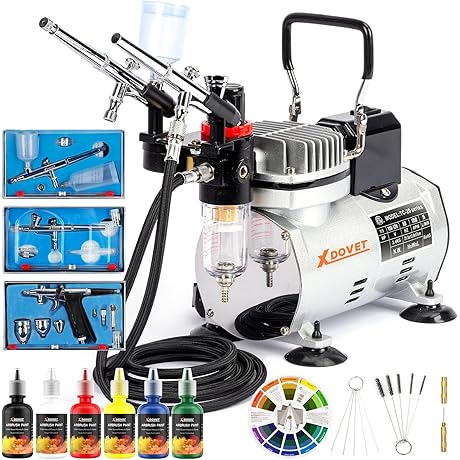 Luminess Breeze Airbrush System Kit: Revolutionize Your Airbrushing Experience with Dual-Fan Cooling