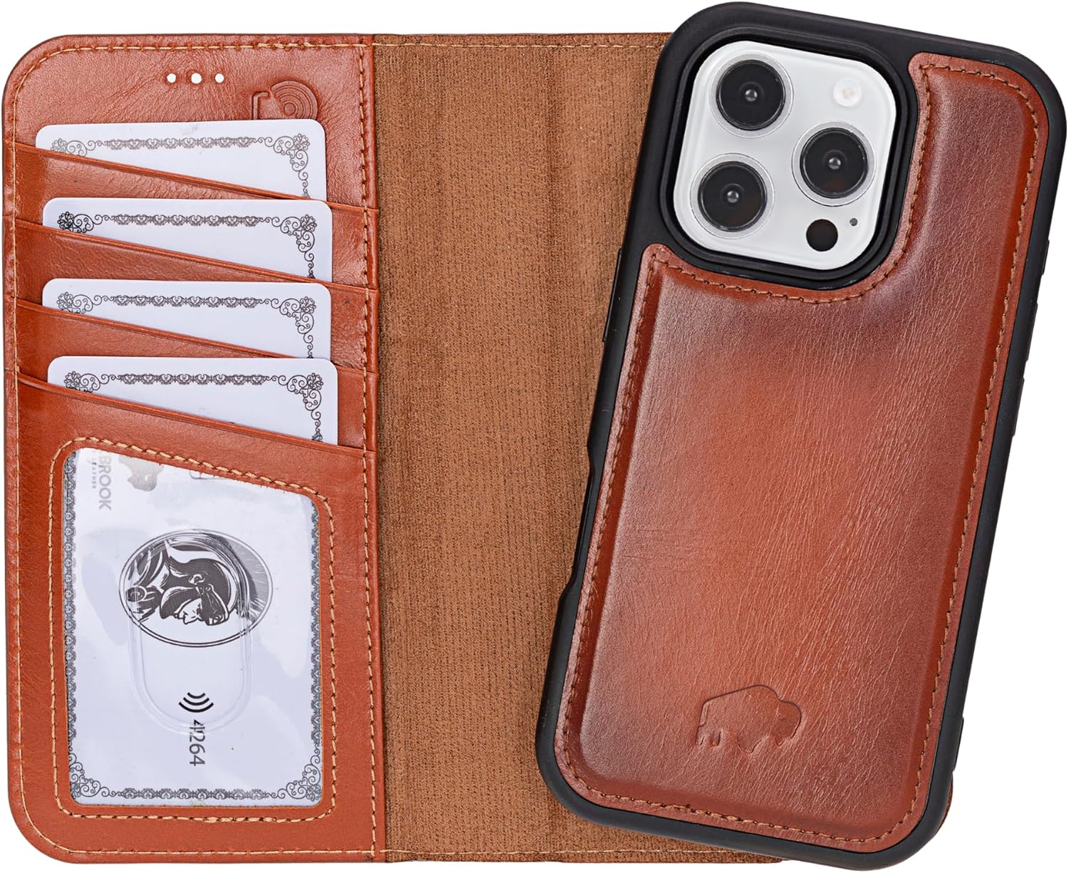 Amazon.com: BLACKBROOK Compatible with iPhone 16 Pro Case with Card ...