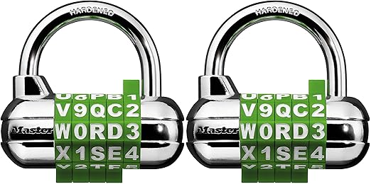 Amazon Master Lock 南京錠 独自の言葉の組み合わせロック 2 1 2インチ 幅広 アソートカラー 1534d 2 Pack 1534d 座金 ワッシャー 産業 研究開発用品 通販