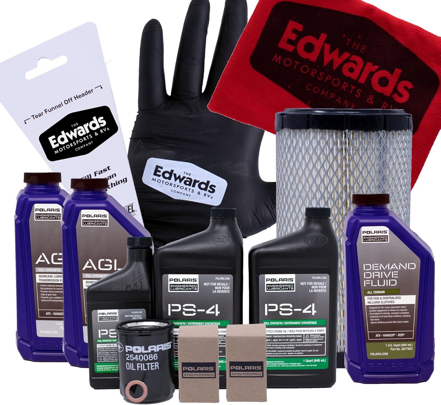 Edwards Oil Change Kit fits 2020-2025 Polaris Ranger 1000 Full Size & Crew (Non-XP)