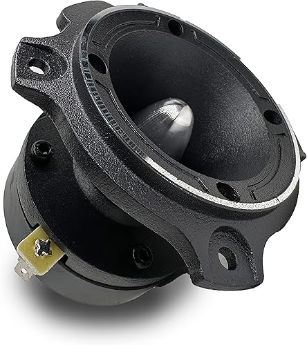 Miniatura 2 de Gravity 3X WZ40TWBK 3600 vatios de manejo de potencia máxima Warzone Series Heavy Duty Titanium Super Tweeter Altavoz de 4 ohmios marco negro - 2