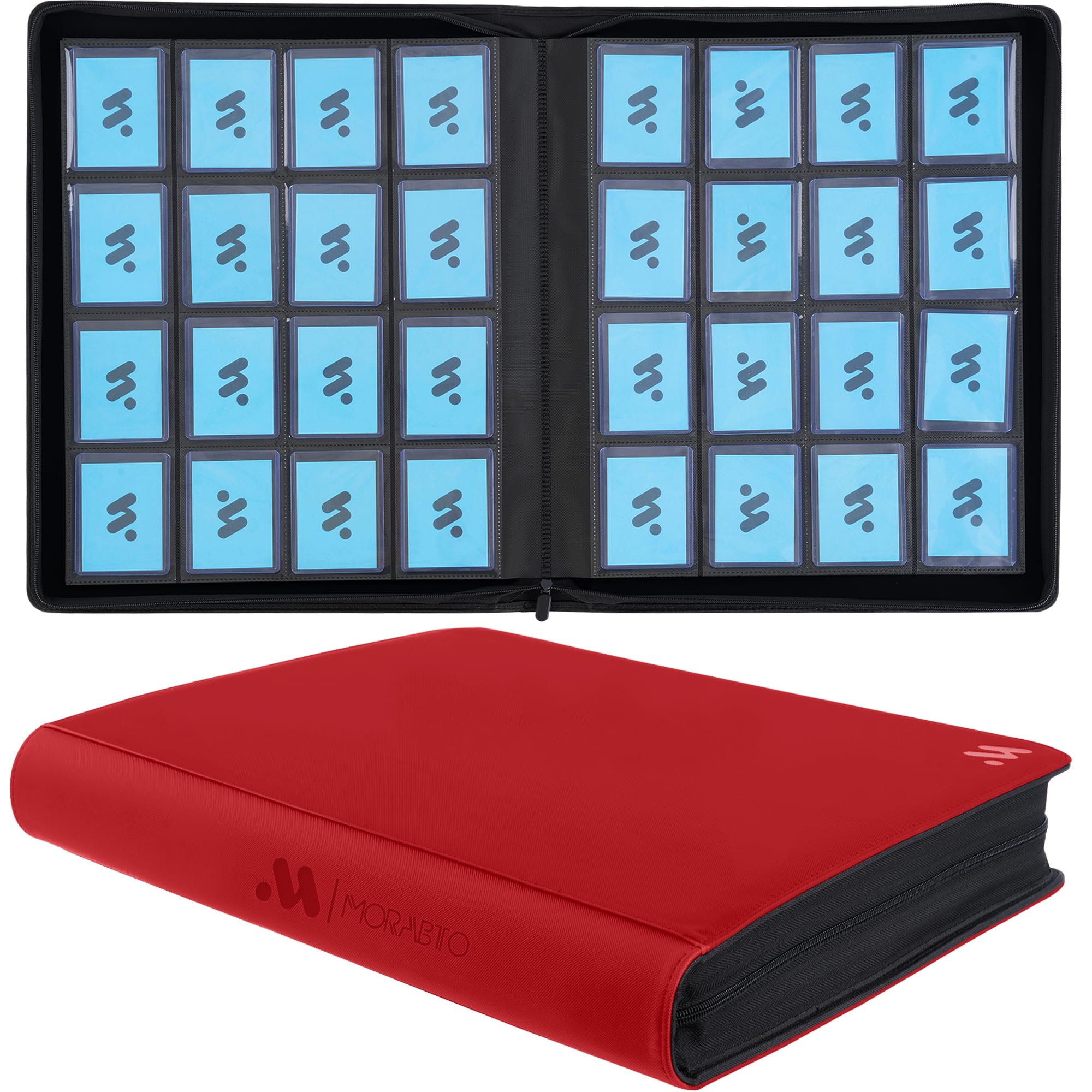 Amazon.com: MORABTO Top Loader Binder, Holds 640 Top Loaders,16