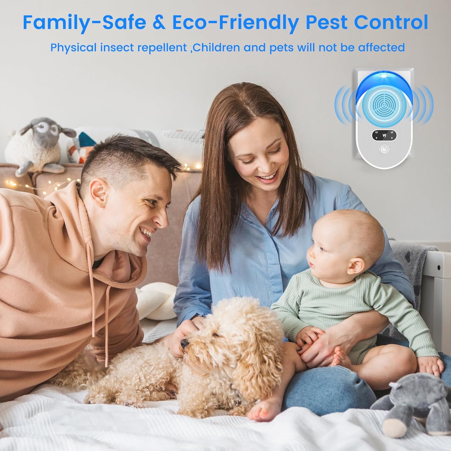 2026 Upgraded Indoor Ultrasonic Pest Repellent Insect Repeller, Pest Control, Repellent Roach, Mouse, Bugs, Mosquito, Mice, Spider, Ant, Rodent Repellent Ultrasonic Plug in, 6 Packs - Image 4