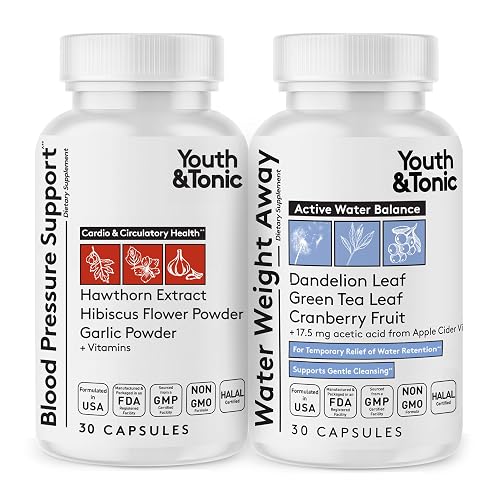 Youth & Tonic Daily Water Weight Away Pills and Blood