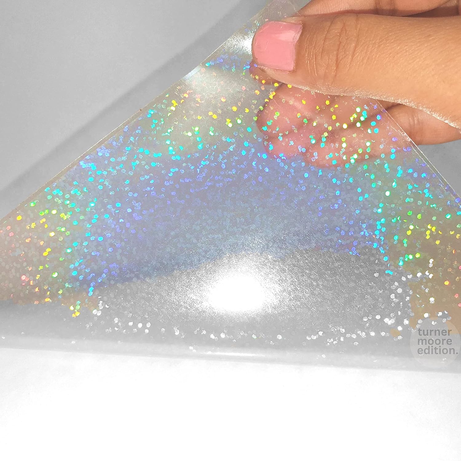 Clear Self-Adhesive Laminating Roll, Bulk 12" x 50 FT Glossy Sticker Laminate Vinyl for Cricut, Stencils, Decals, Protect Documents, Waterproof, Permanent, Self-Seal, No Heat by Turner Moore Edition