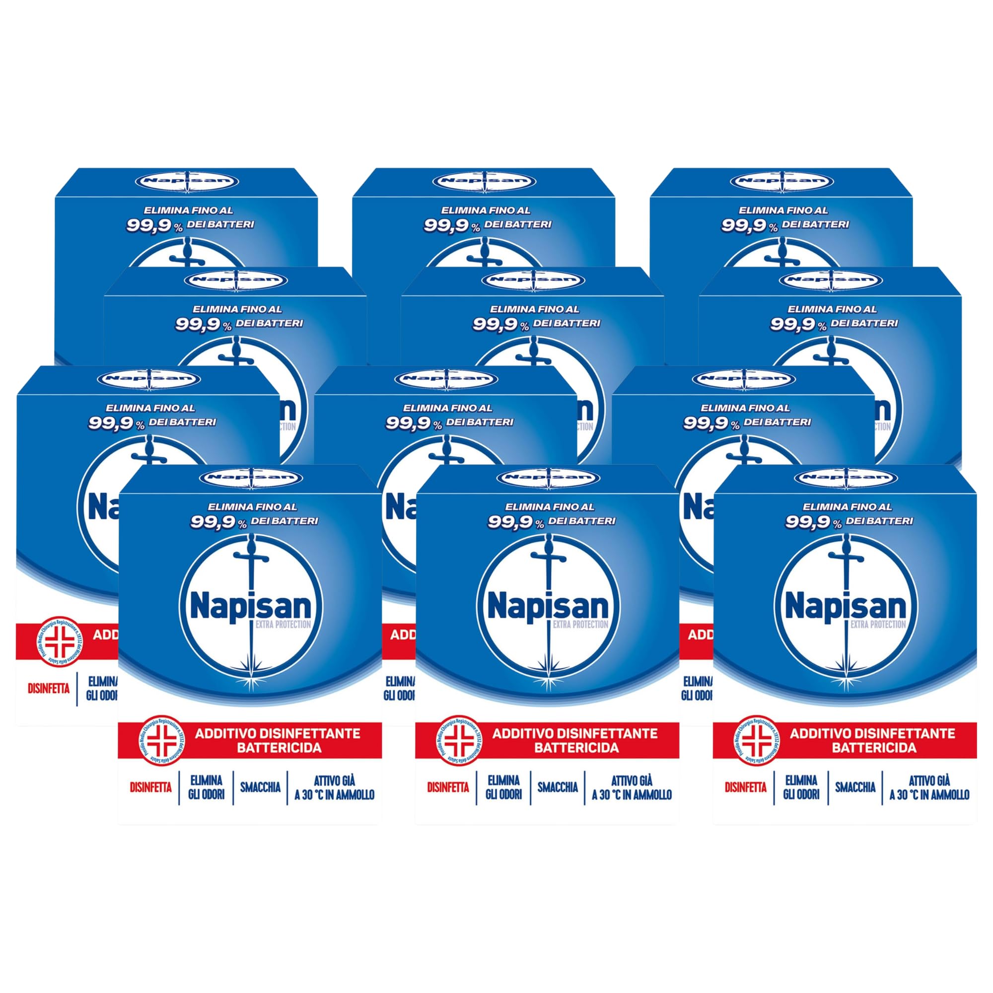 Additivo Lavatrice Igienizzante Extra Protection in Polvere 500gr (12, 500g)