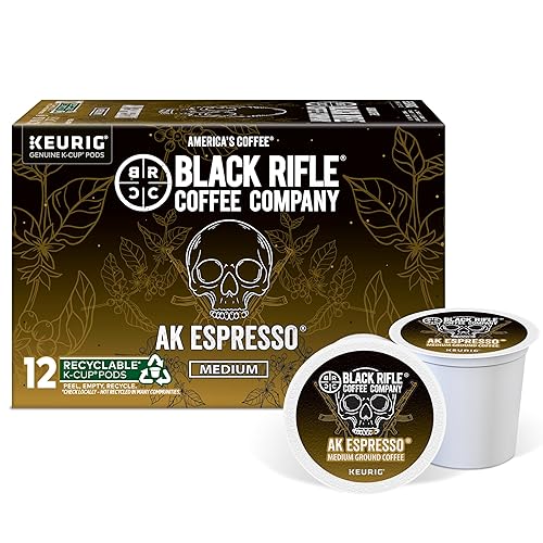 Rondas de café de rifle negro