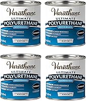 Vista 12 de Varathane - Poliuretano más reciente a base de agua, 200061H, cuarto de galón (paquete de 4), transparente
