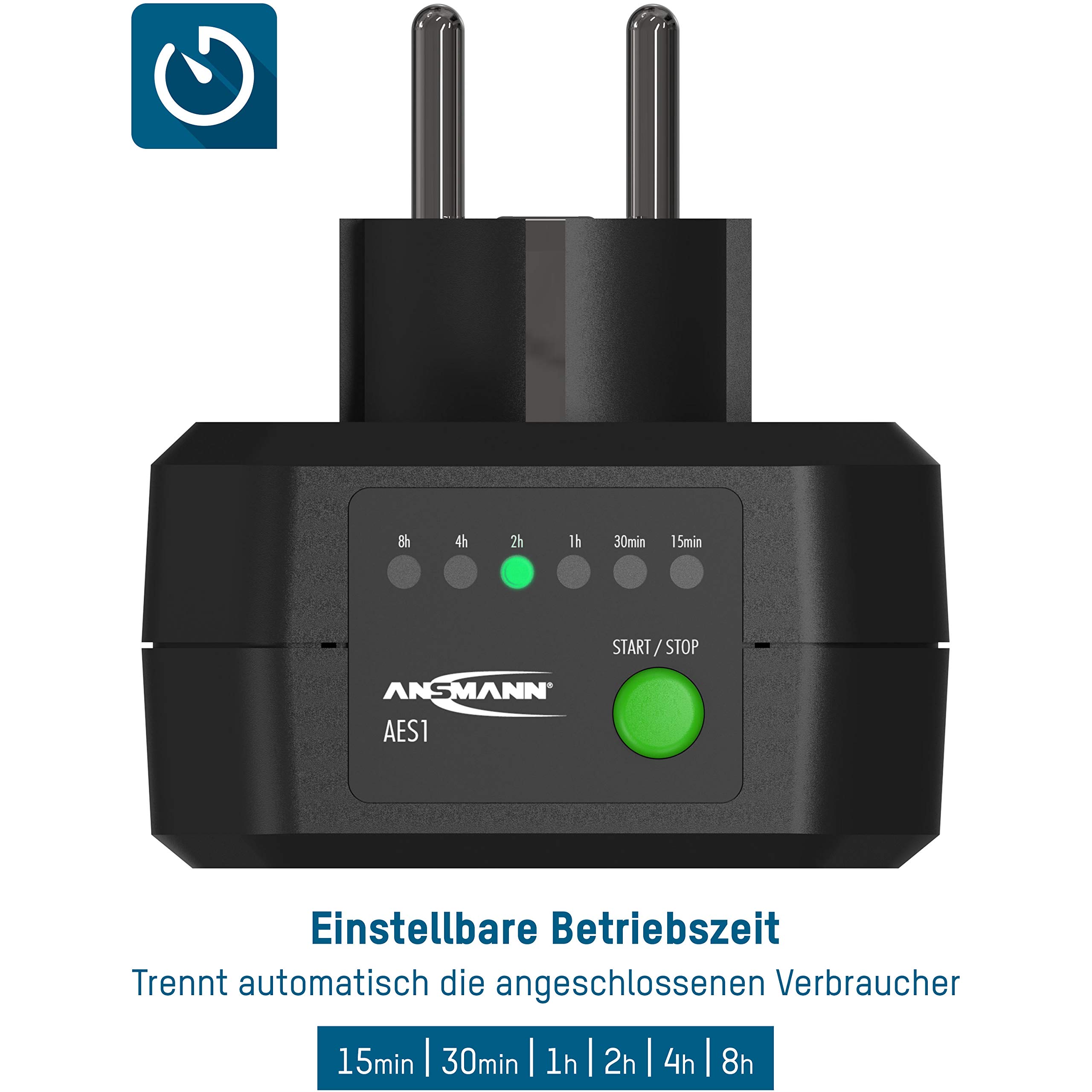 Programmateur Mécanique Journalier Tec Hit 730200 - 24 Segments, 3500W, Prise EU - Pour Chauffage, éclairage