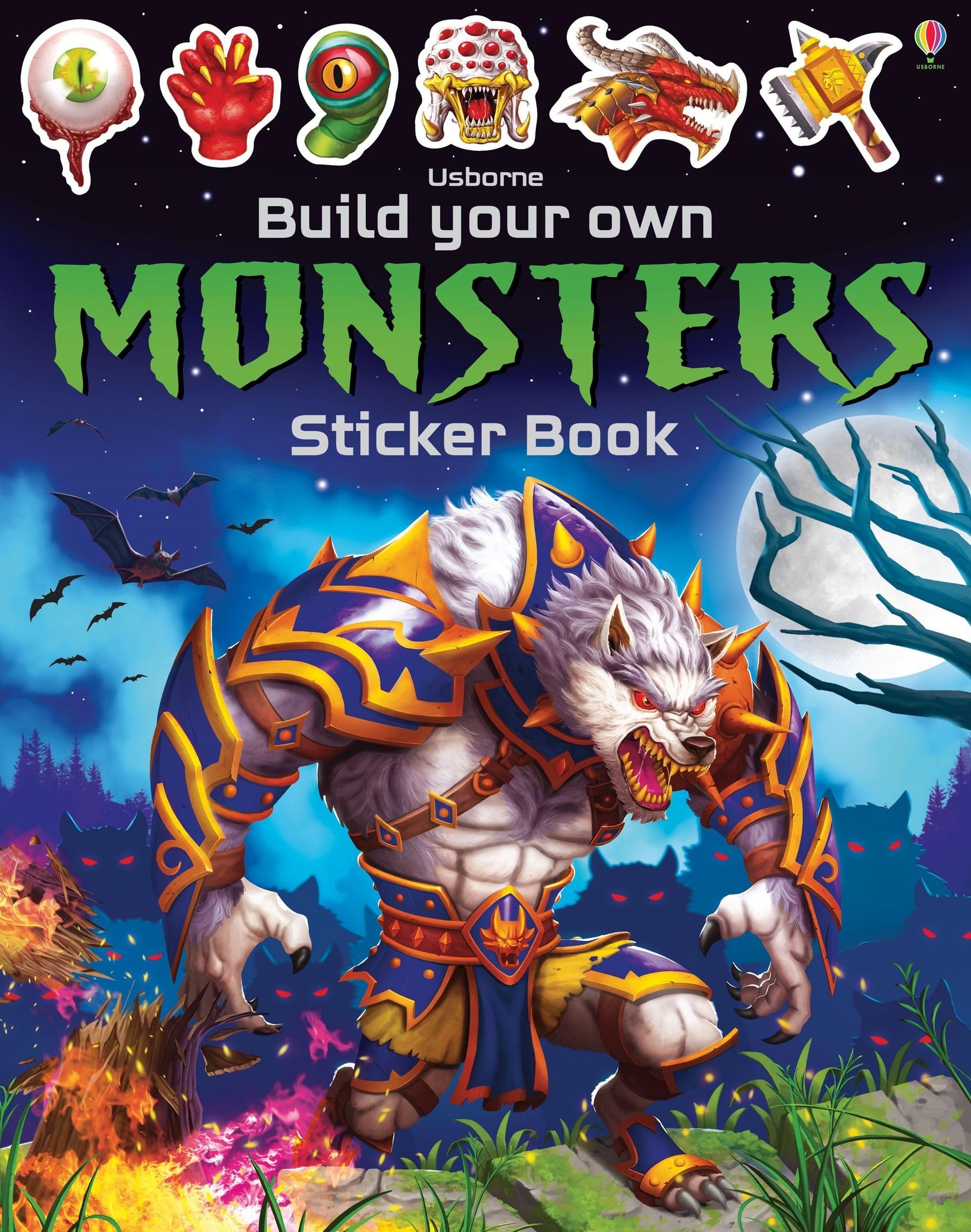 Usborne Publishing Ltd Build Your Own Monsters Sticker Book