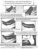 Vista 5 de Funda de asiento de repuesto para Mule 4000 4010 Kawasaki. UTV Diesel 4X4 KAF620 cubiertas negras B671